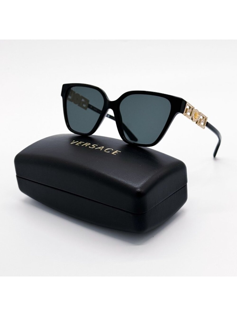 New Versace VE4471B GB1/87 Black Women Sunglasses